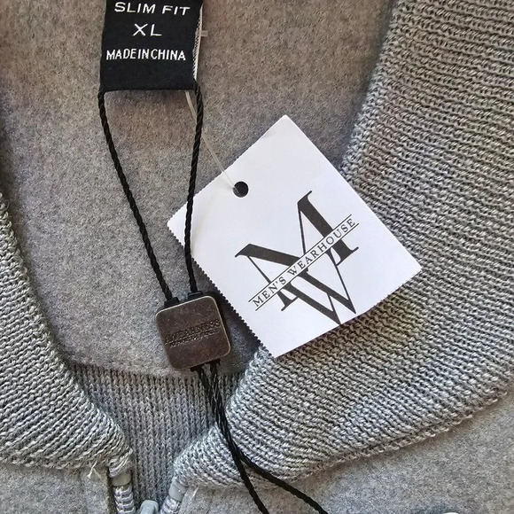 Kenneth Cole Awearness Men's Gray Zip Up Slim Fit Vest Size size XL - Picture 6 of 11